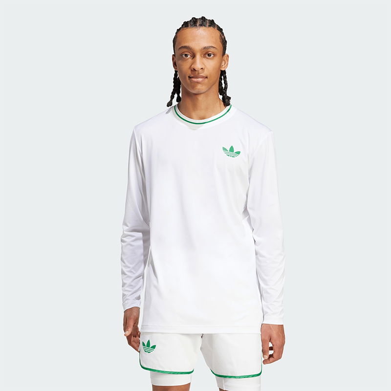 adidasadidas Tennis Pro Climacool Erkek Uzun Kollu Tişört - Beyaz