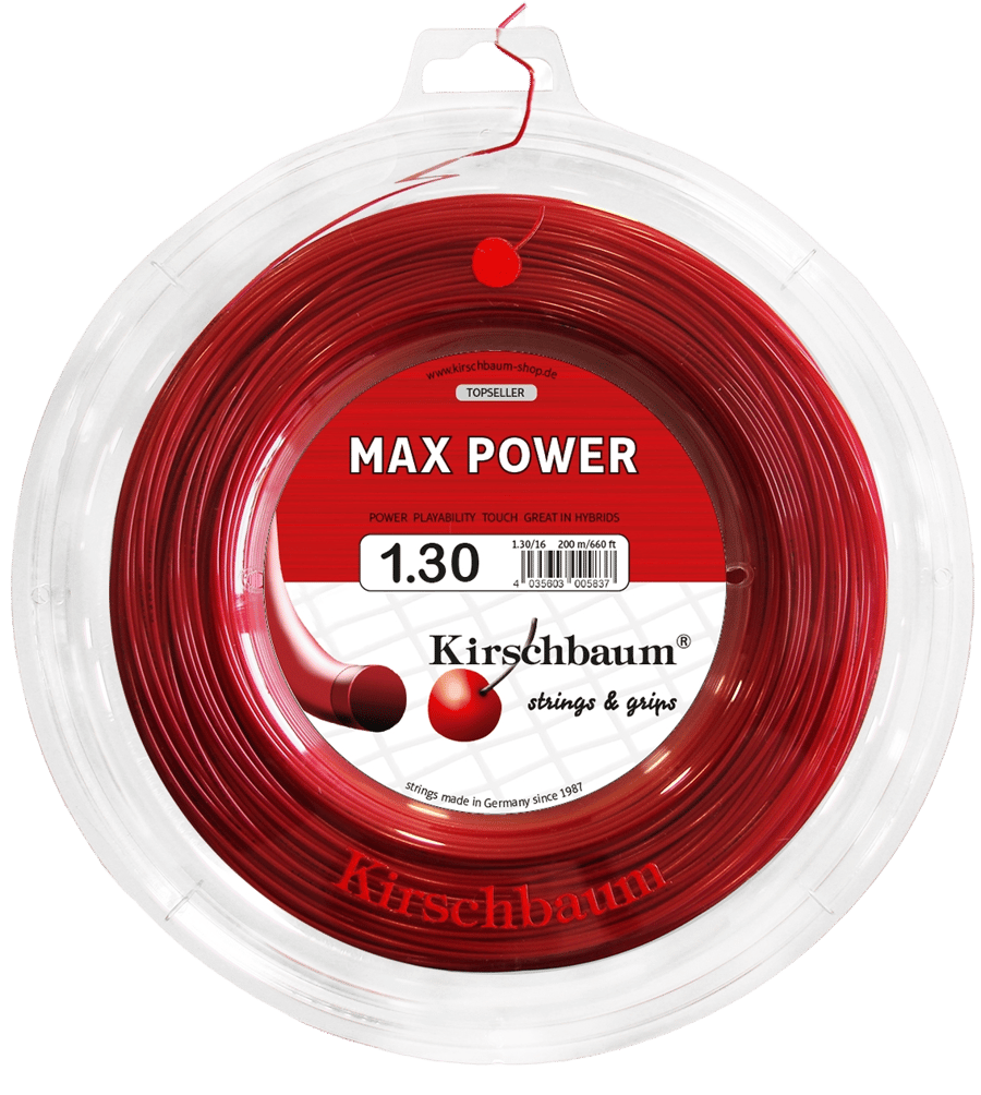KirschbaumKirschbaum Max Power Kırmızı 1.30mm / 200m Rulo Kordaj