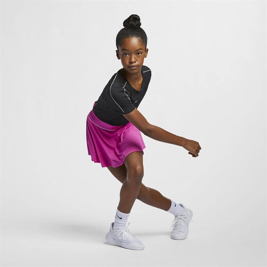 NikeNike Dri-Fit Kız Çocuk Tenis Üstü