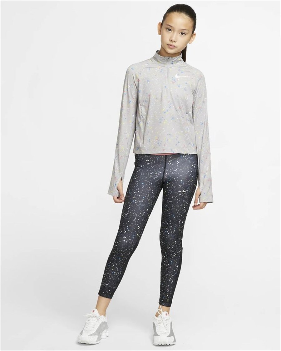 NikeNike Pro Warm Kız Çocuk Yarım Fermuarlı Sweatshirt