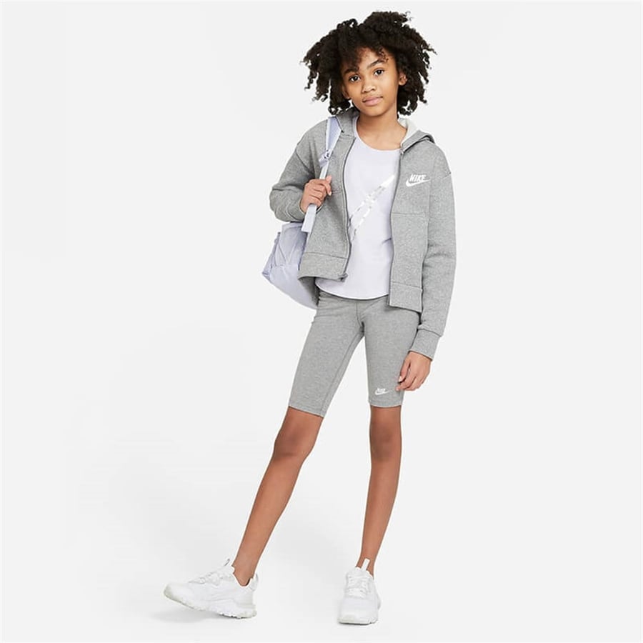 NikeNike Sportswear Club Fleece Tam Boy Fermuarlı Kız Çocuk Kapüşonlu Üst
