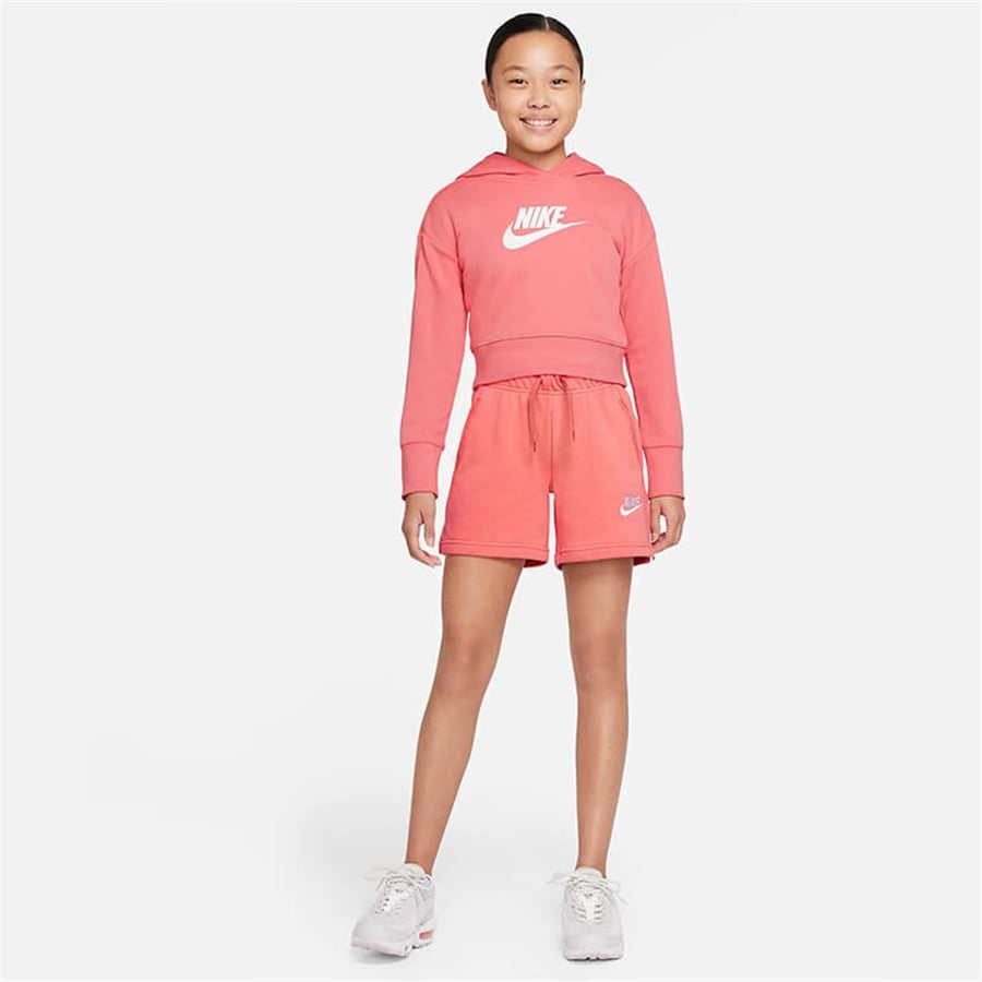 NikeNike Sportswear Club Fransız Havlu Kumaş Kız Çocuk Kapüşonlu Üst