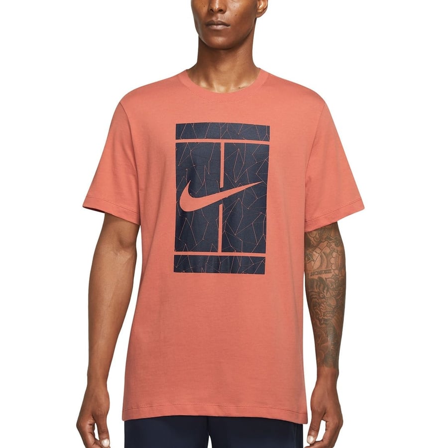 NikeNike Court Graphic Logo Erkek Tenis Tişörtü	