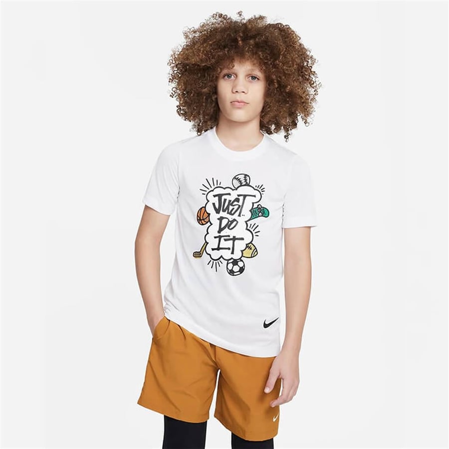 NikeNike Dri-FIT Erkek Çocuk Desenli Tişörtü