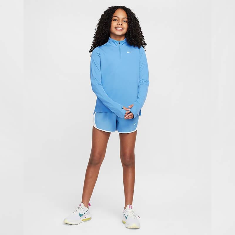 NikeNike Dri-FIT Uzun Kollu Yarım Fermuarlı Kız Çocuk Antreman Üstü