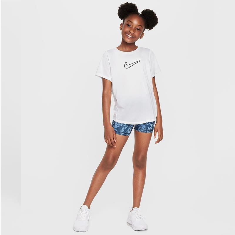 NikeNike One Fitted Dri-FIT Kısa Kollu Kız Çocuk Antreman Üstü