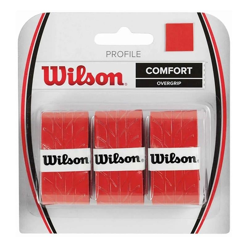 WilsonWilson Profile 3'lü Overgrip (Kırmızı)