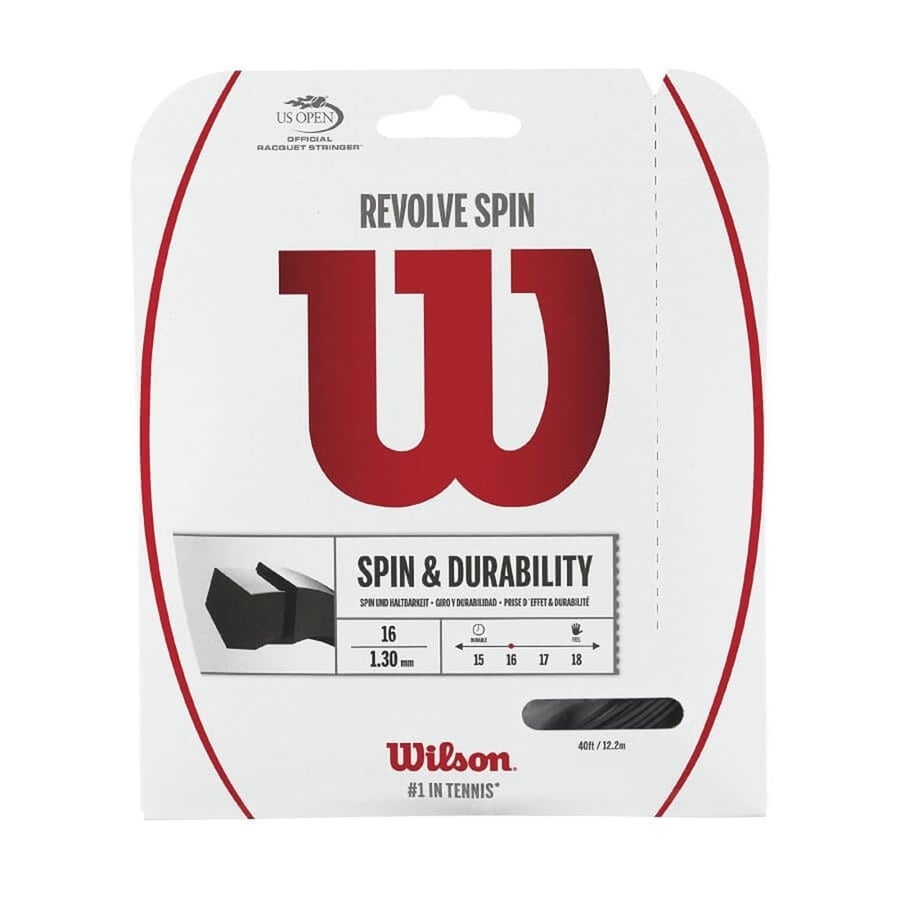 WilsonWilson Revolve Spin 1.25 Siyah Monofilament Kordaj