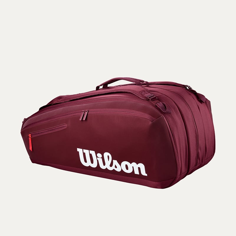 WilsonWilson Defyer V1 15'li Tenis Raket Çantası – Kırmızı