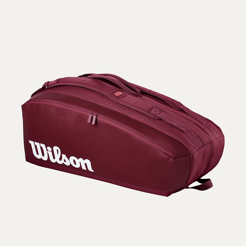WilsonWilson Defyer V1 9'lu Tenis Raket Çantası – Kırmızı