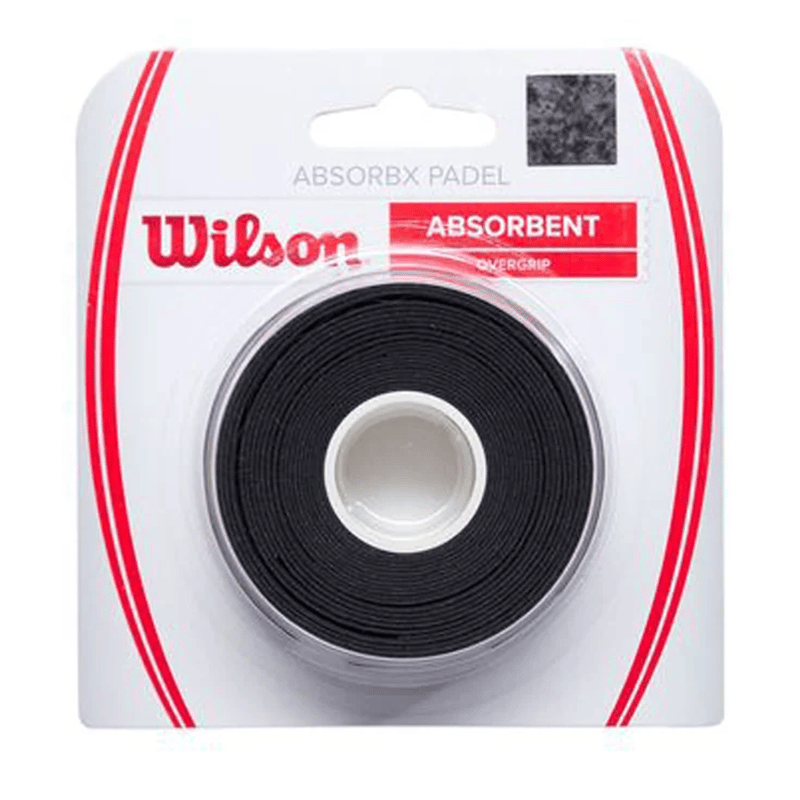 WilsonWilson AbsorbX 3'lü Padel Overgrip - Siyah