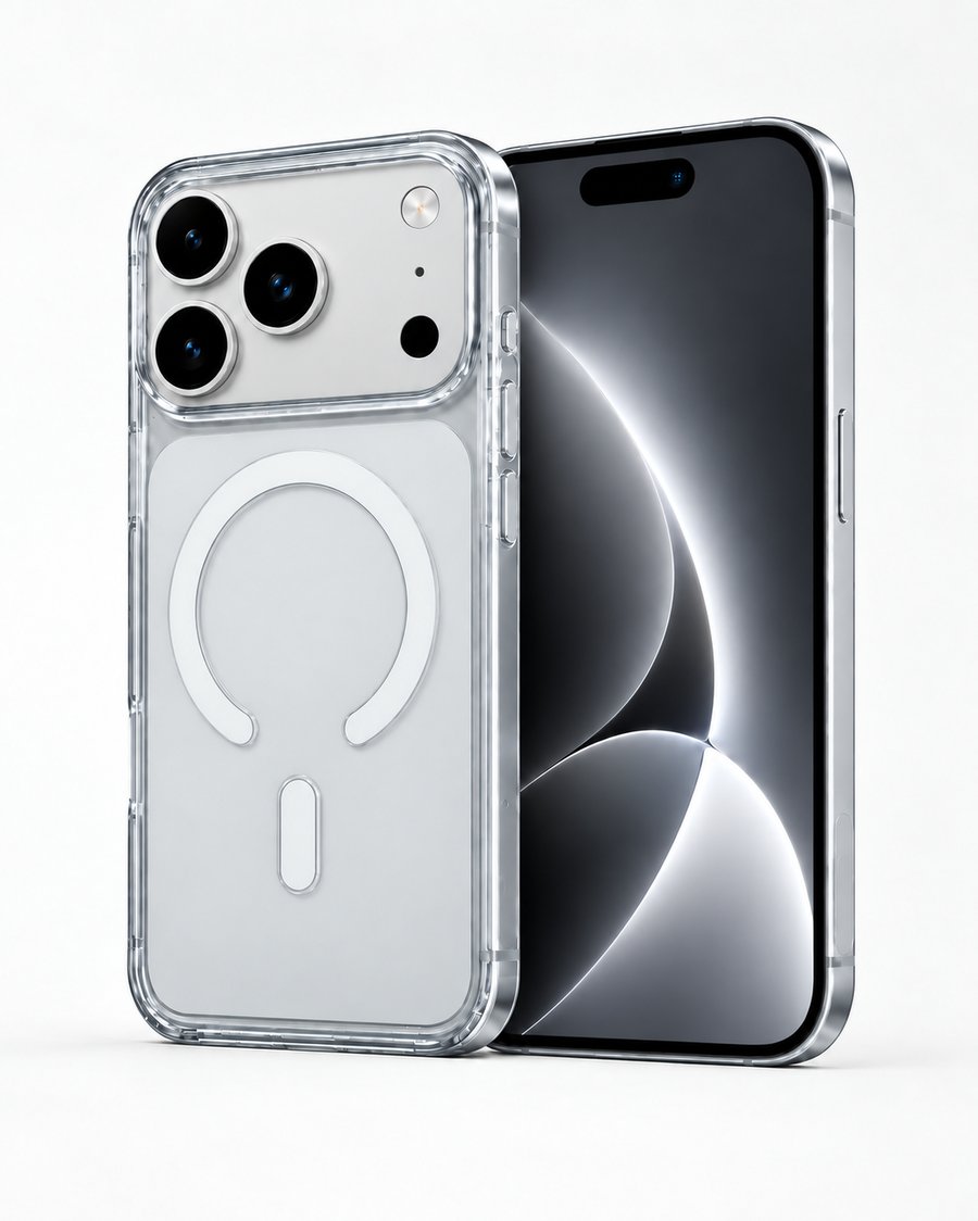 ClearCase iPhone 18 Pro White kılıf