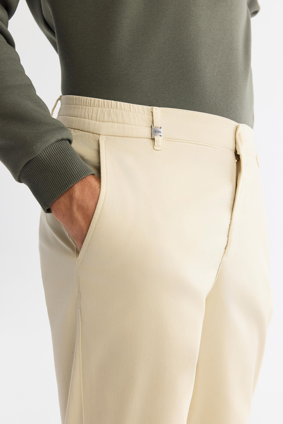 Beige Trousers
