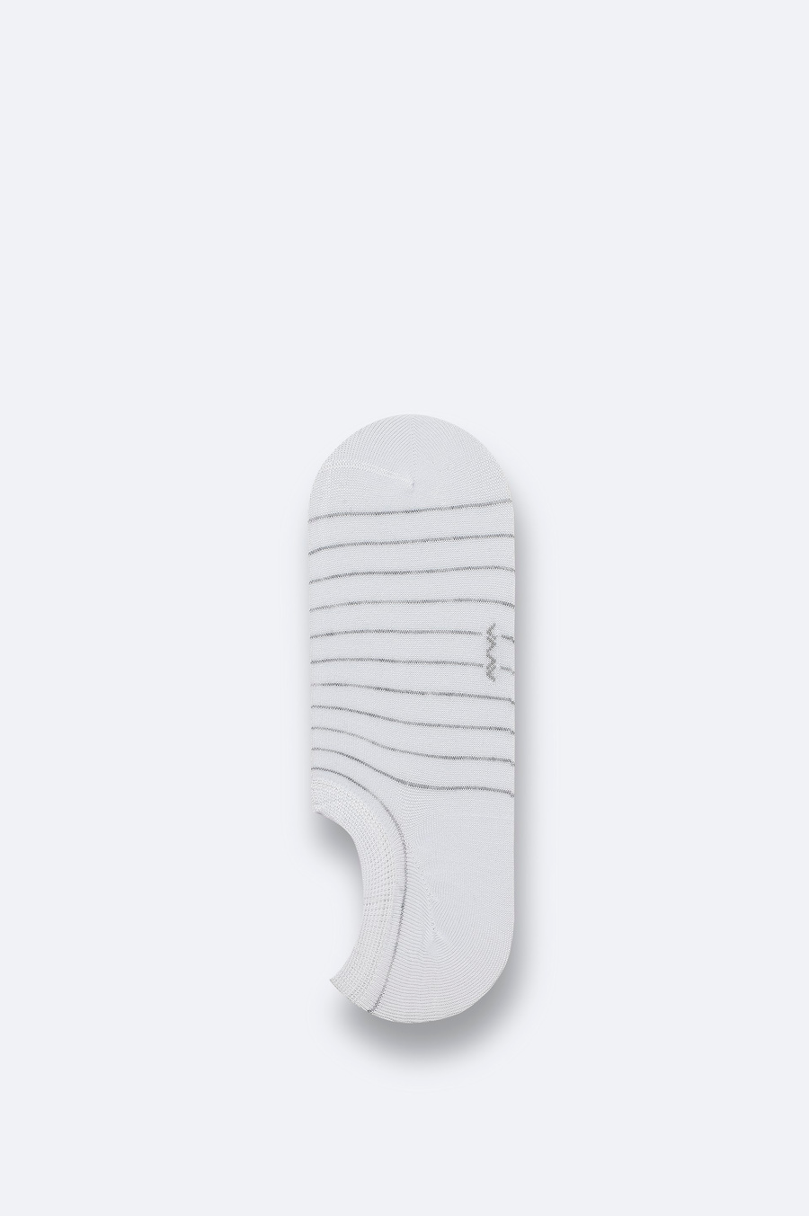 Beyaz Bambu Karışımlı Sneaker Çorap