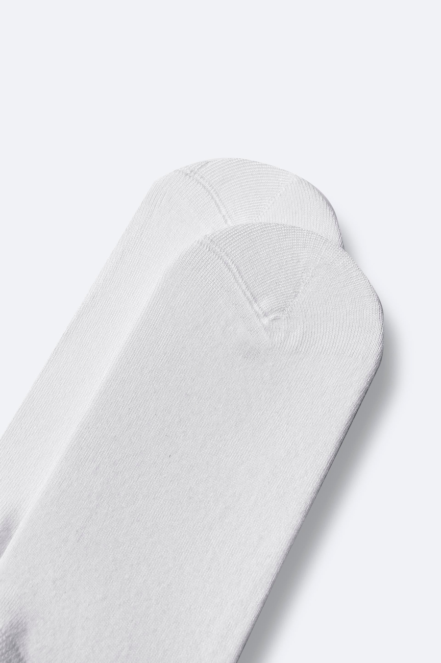 White Cotton Sneaker Socks