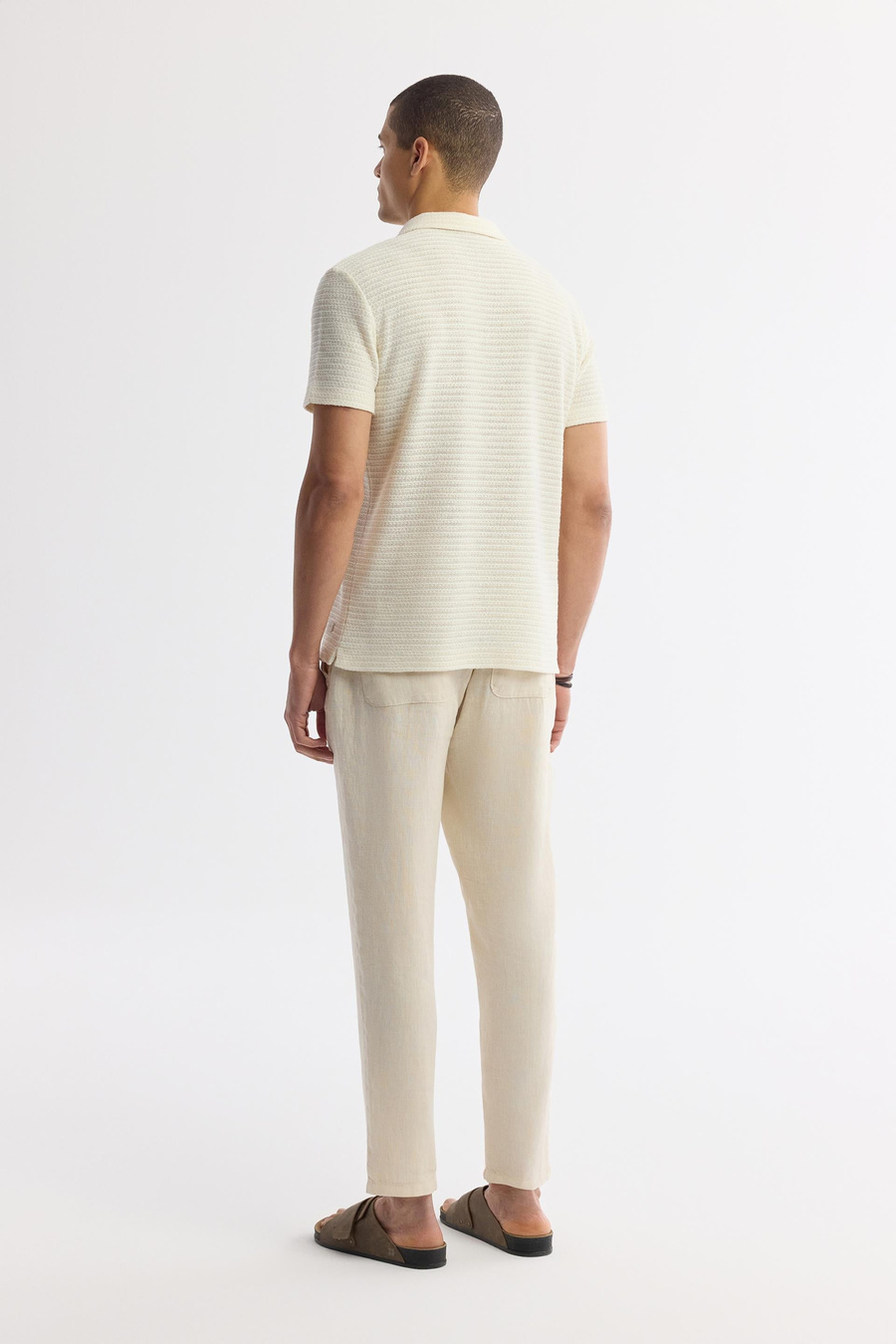 Ecru Apaj Collar T-Shirt