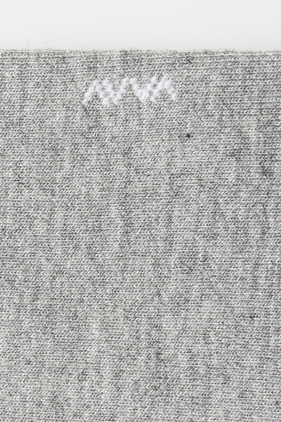 Grey Cotton No‑Show Socks