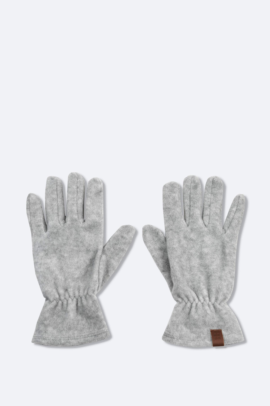Grey Neckwarmer Beanie and Glove Set