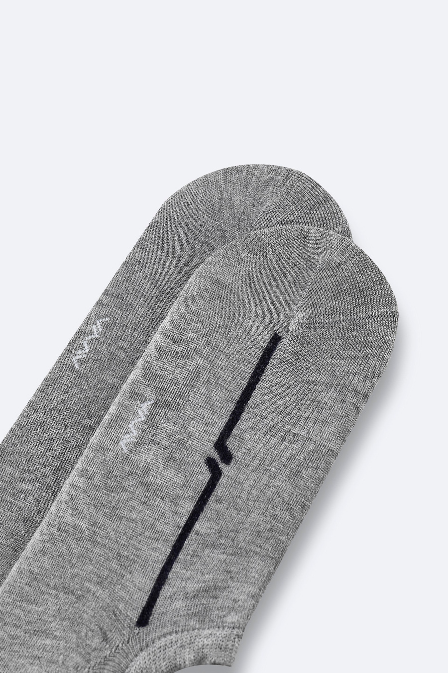 Gri Bambu Karışımlı Sneaker Çorap