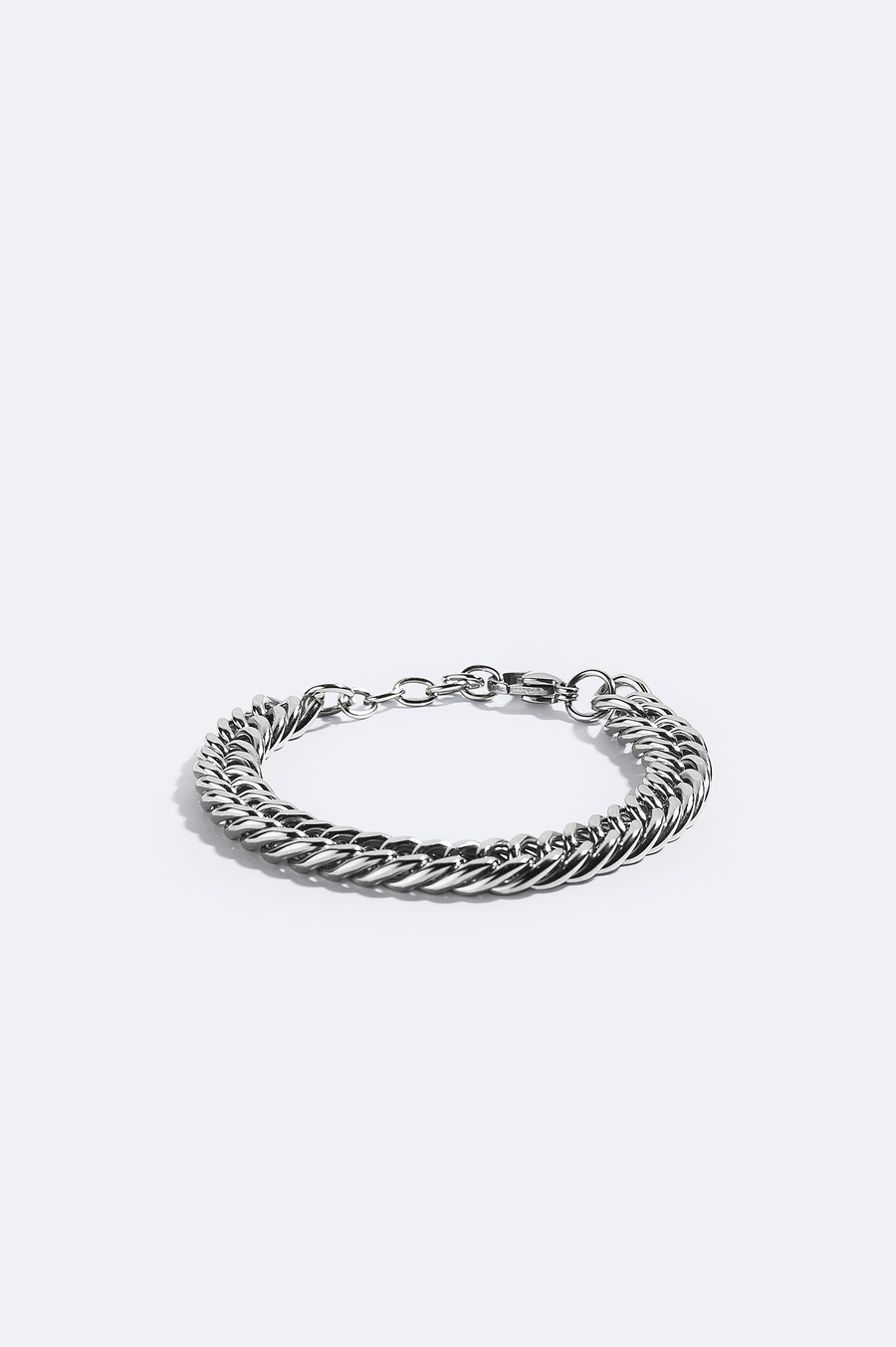 Gümüş Rengi %100 Çelik Bileklik