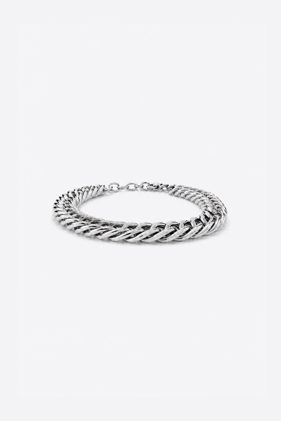 Silver 100% Steel Bracelet