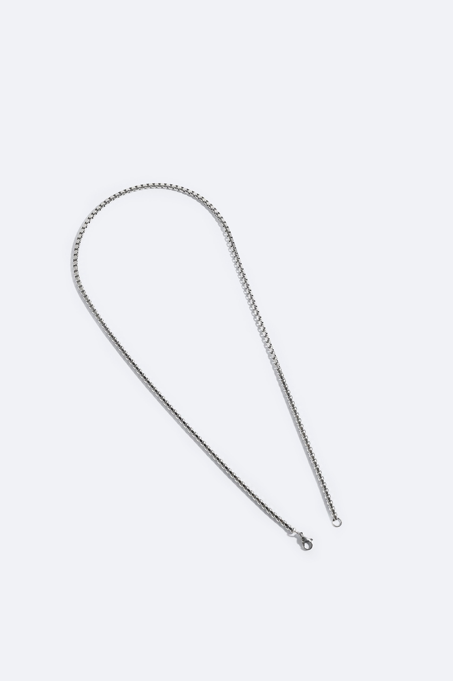 Silver Steel Necklace