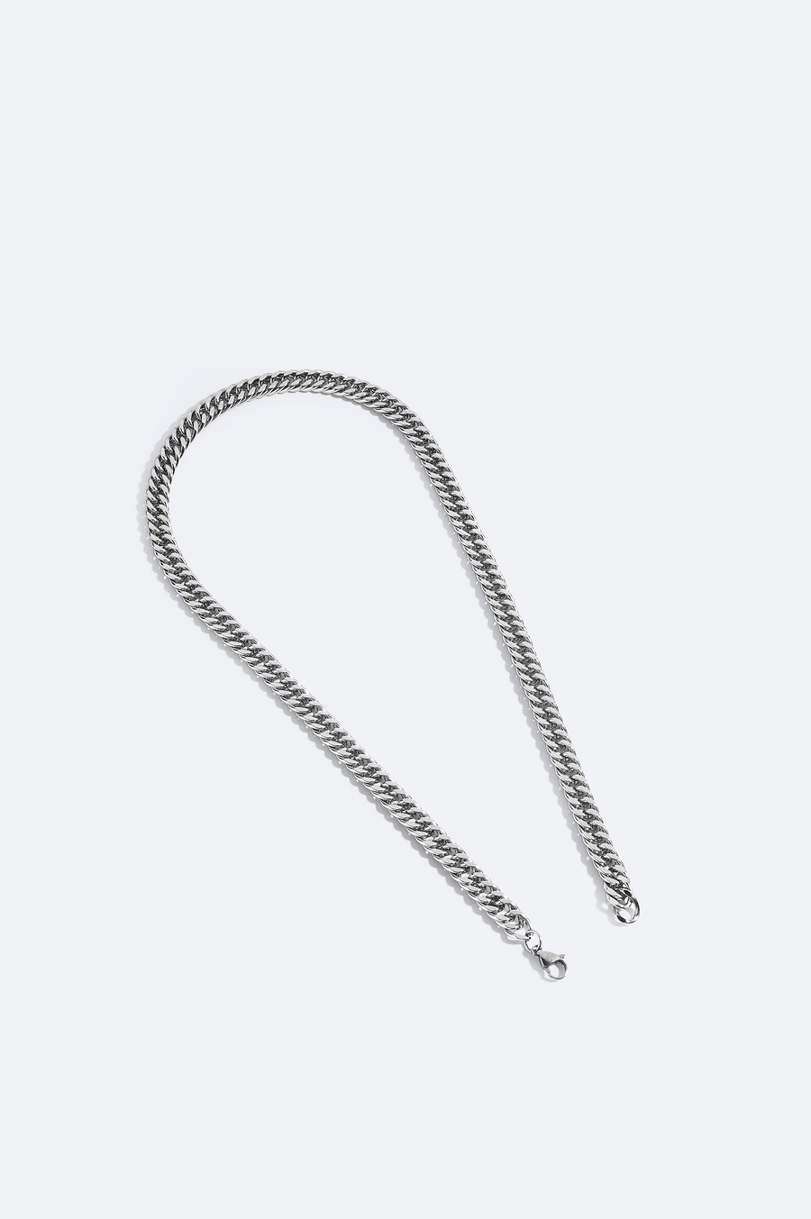 Silver Steel Necklace