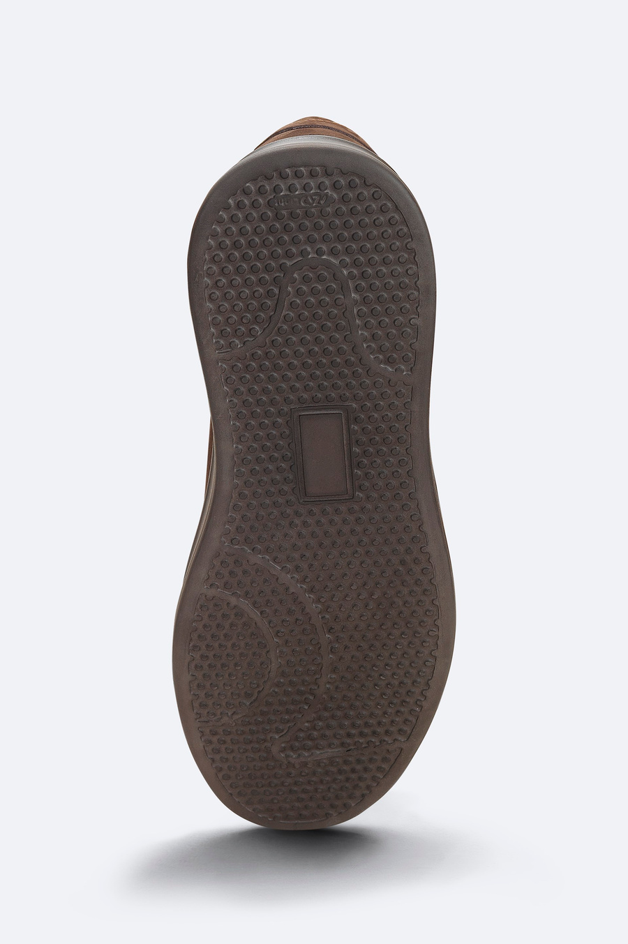 Kahverengi %100 Deri Süet Dokulu Sneaker