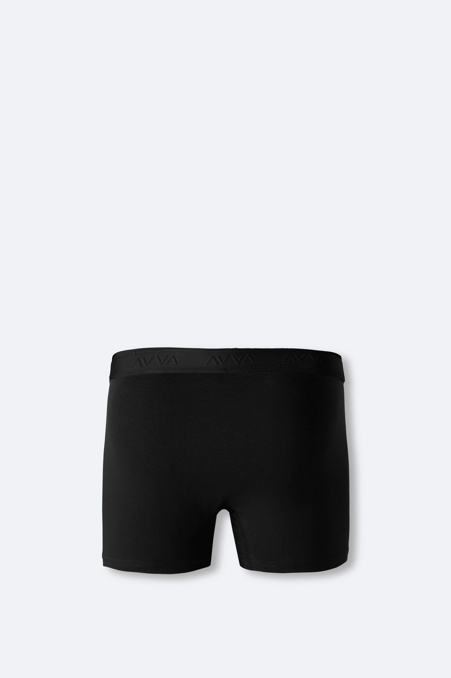 Siyah Basic Pamuklu Nefes Alan Bi-Stretch Tekli Boxer
