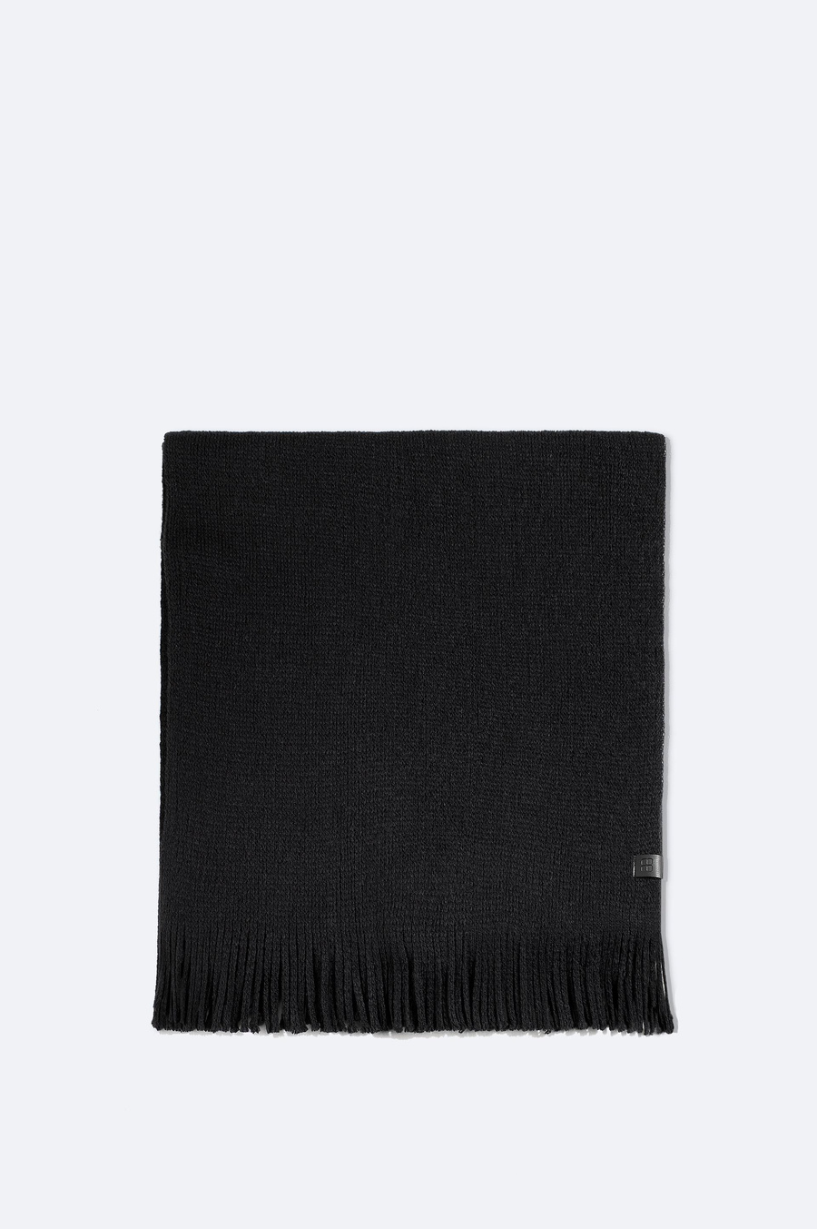 Siyah Basic Püsküllü Şal