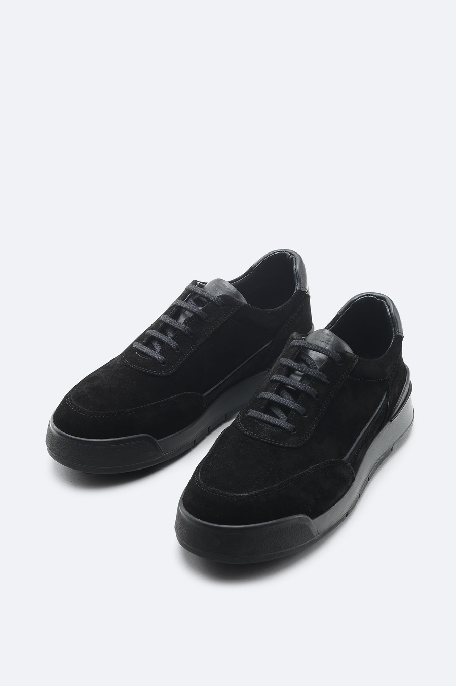 Black Leather Casual Shoes