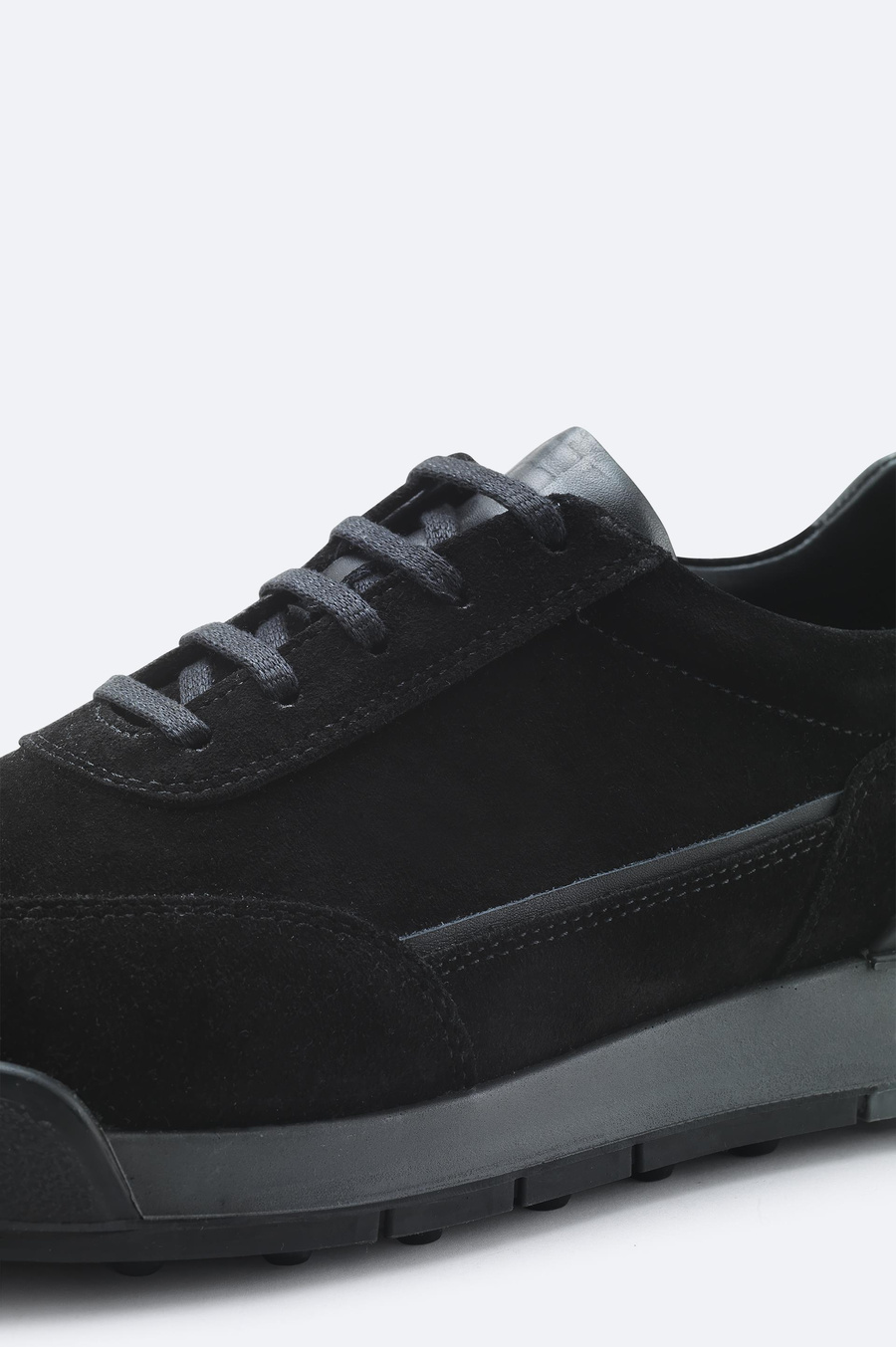 Black Leather Casual Shoes