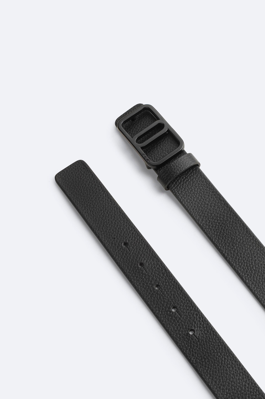 Black 100% Leather Belt