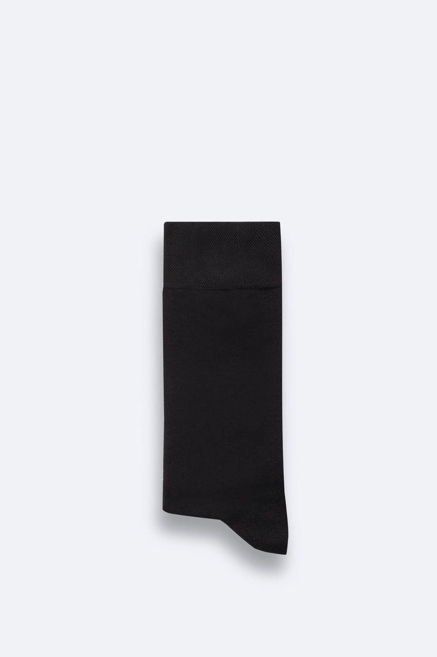 Black Plain Bamboo Low‑Cut Socks