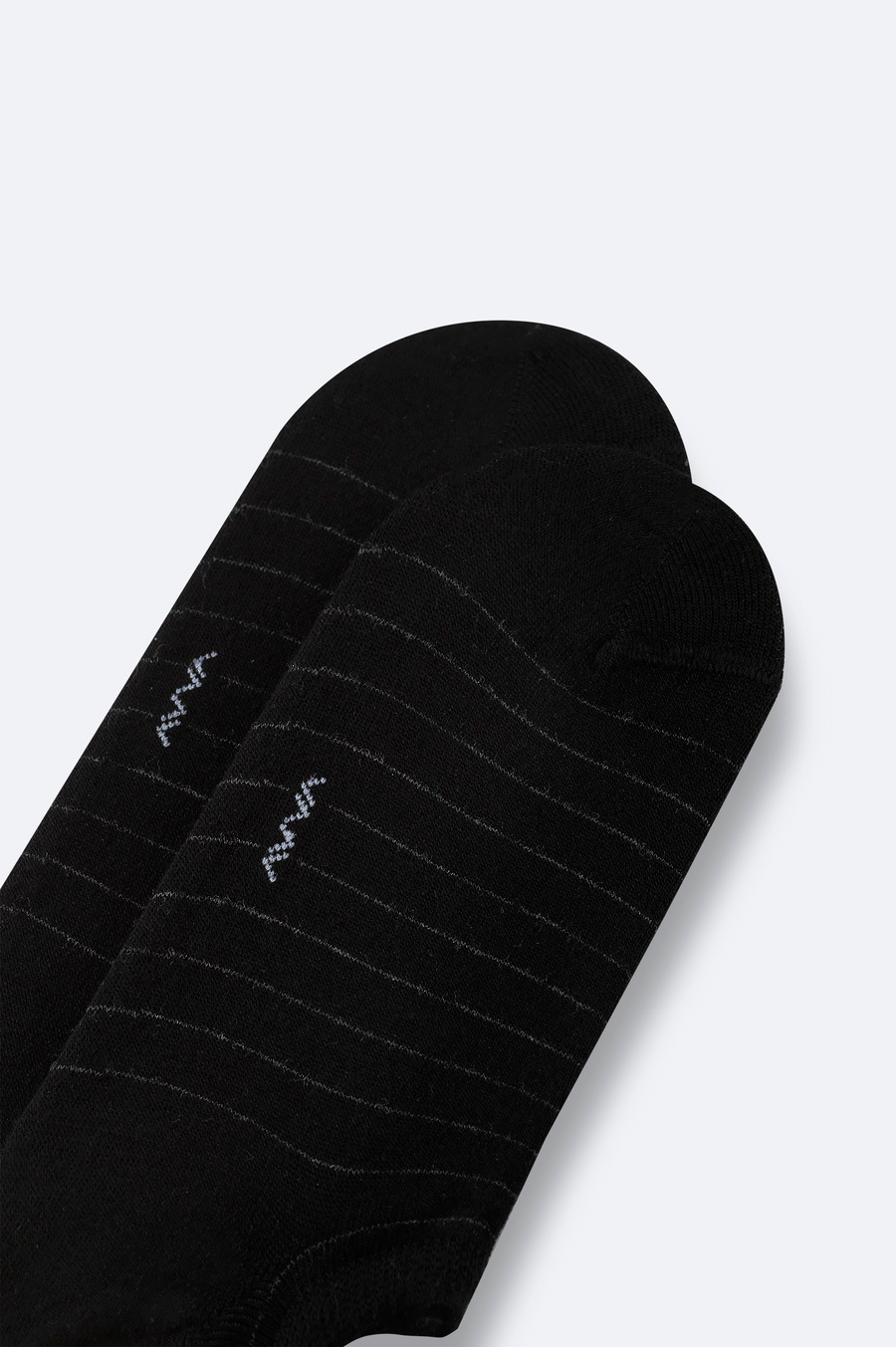 Siyah Bambu Karışımlı Sneaker Çorap
