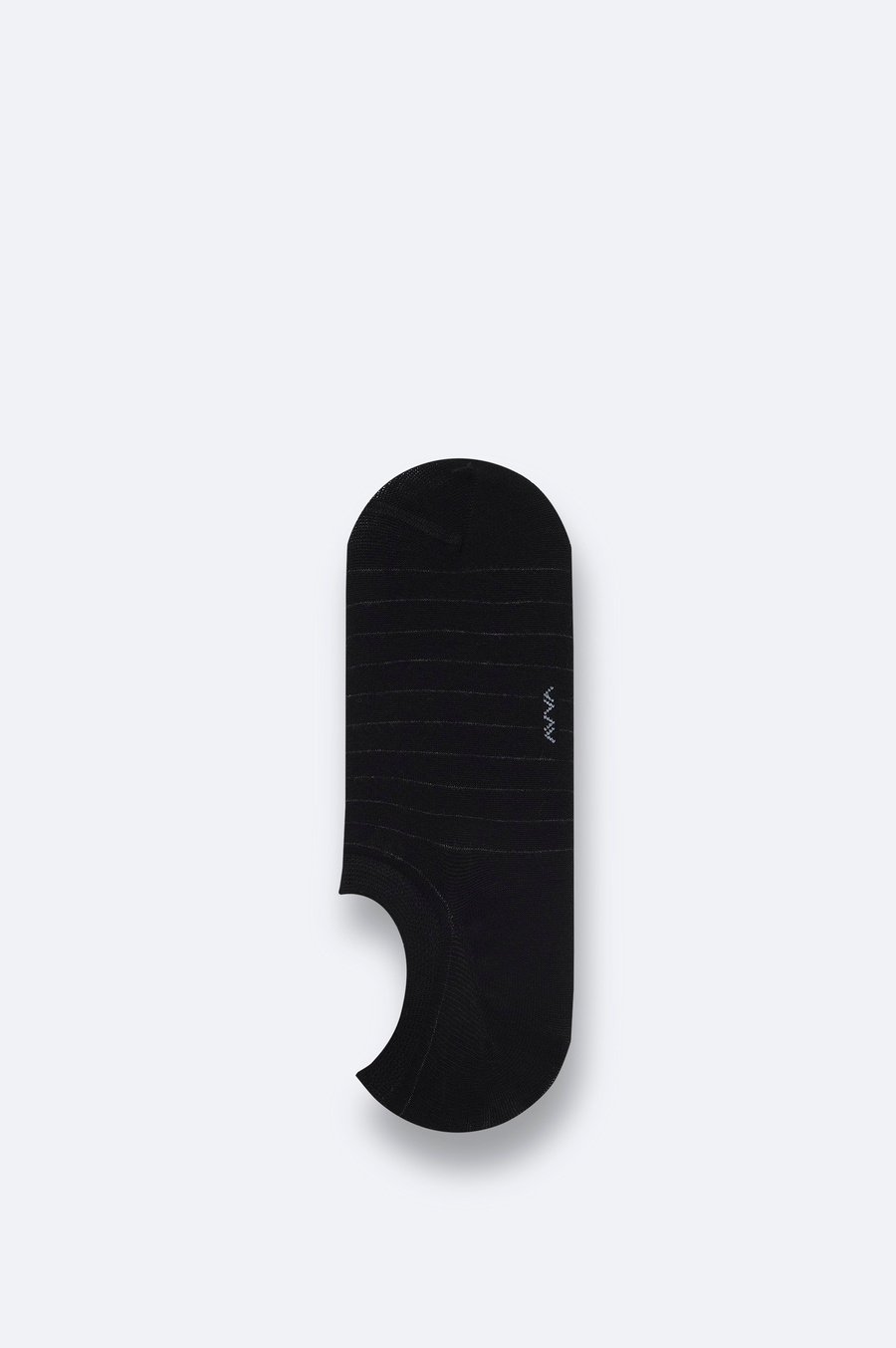 Siyah Bambu Karışımlı Sneaker Çorap