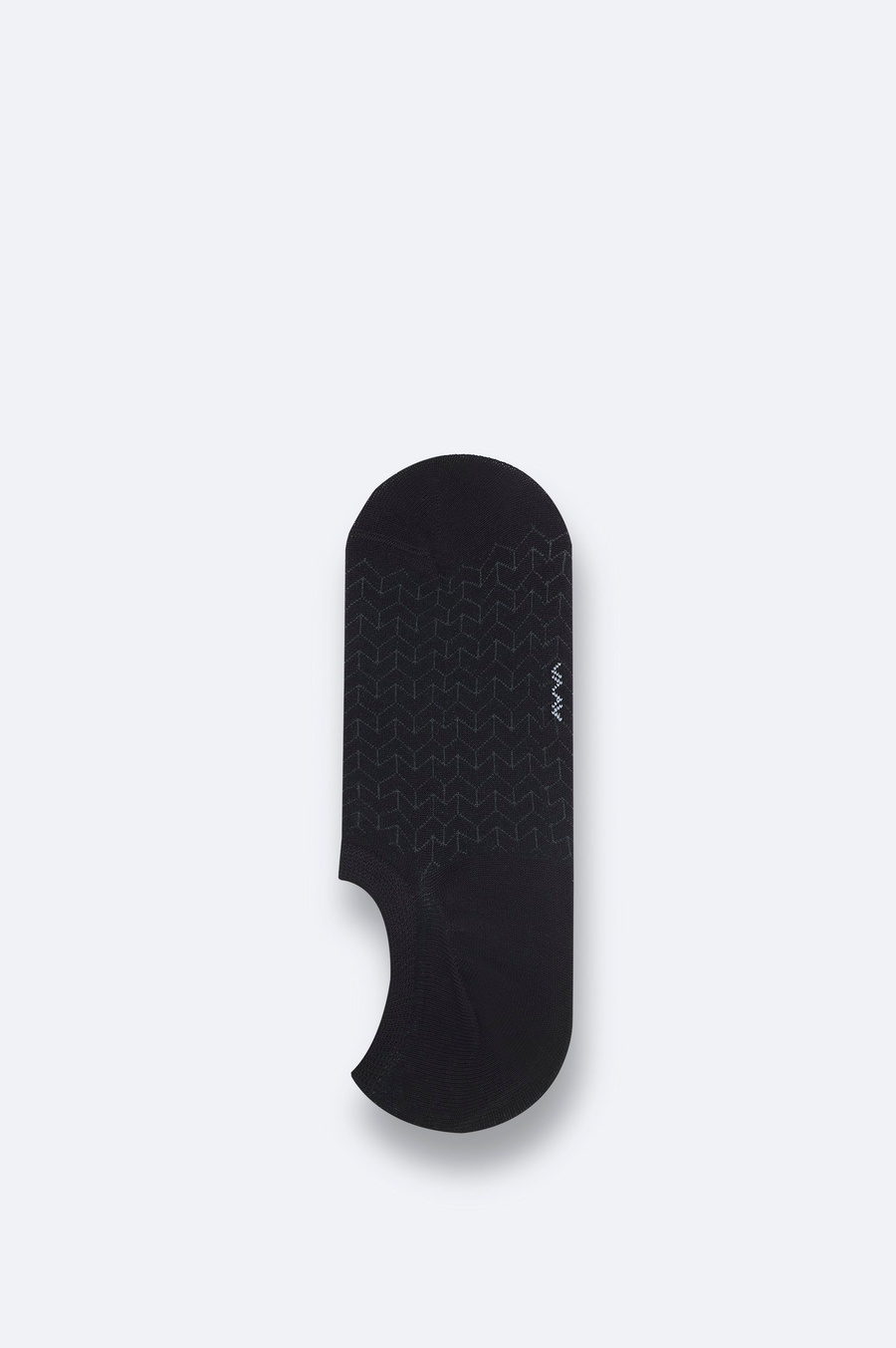 Siyah Bambu Karışımlı Sneaker Çorap