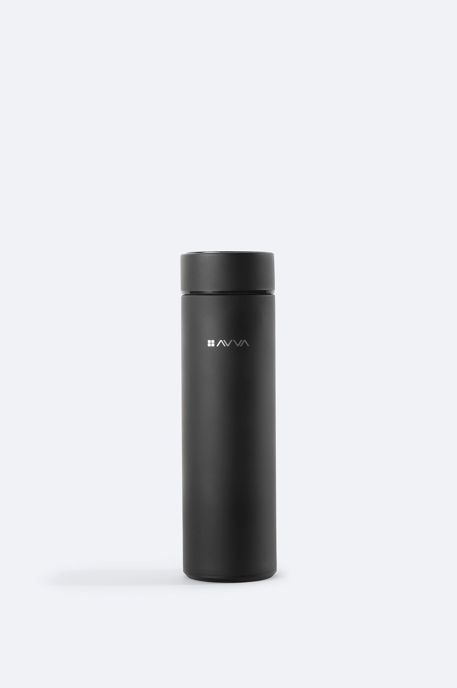 Siyah Isı Göstergeli %100 Çelik Termos 500 ML