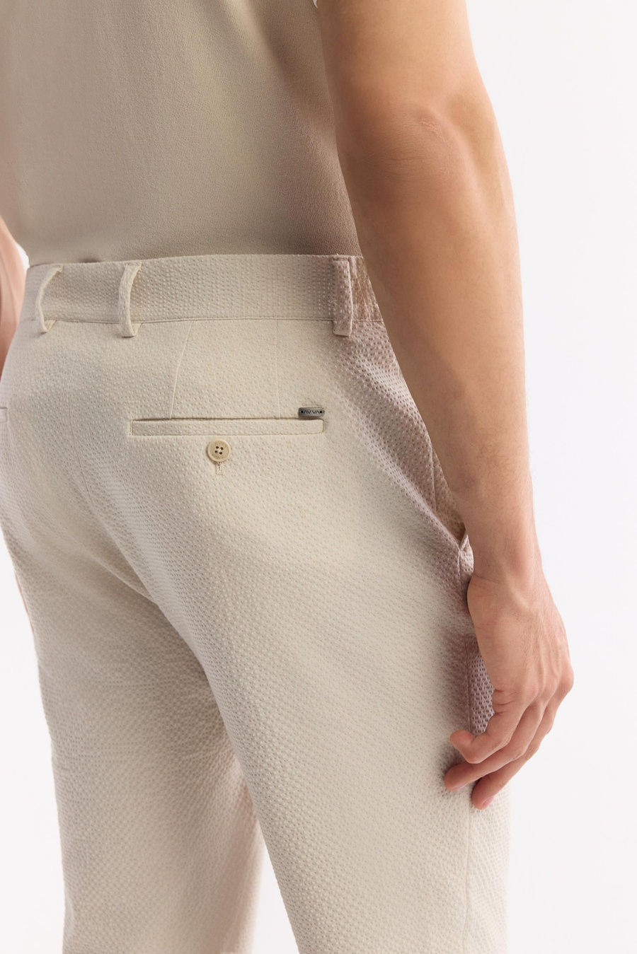 Taş Yandan Cepli Bi-Stretch Pantolon