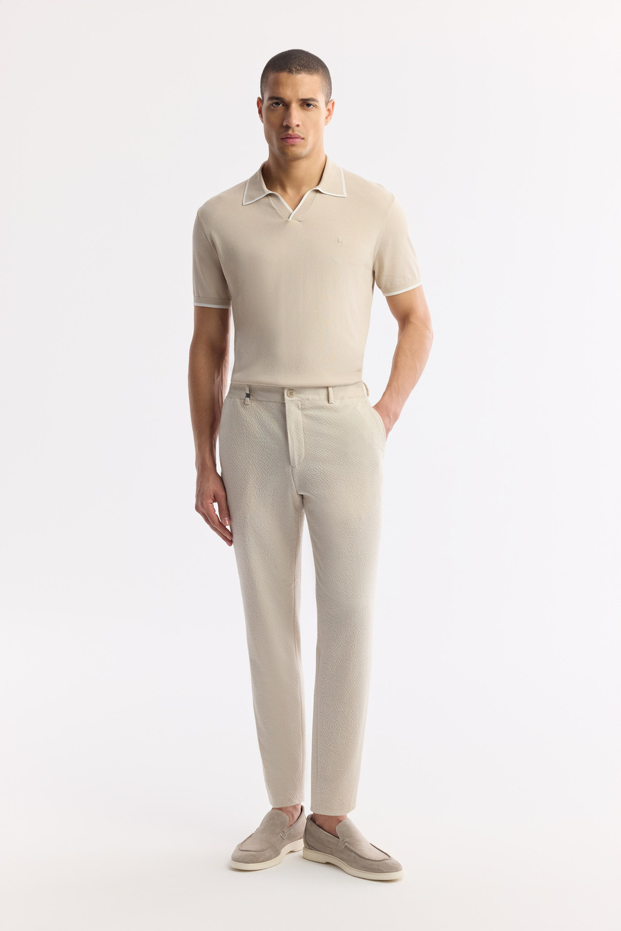 Taş Yandan Cepli Bi-Stretch Pantolon