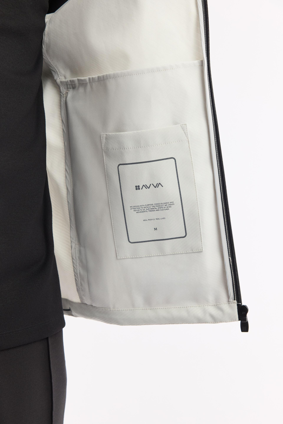 Açık Gri Kapüşonlu Yaka Rüzgar Geçirmez Su İtici Hafif Mont