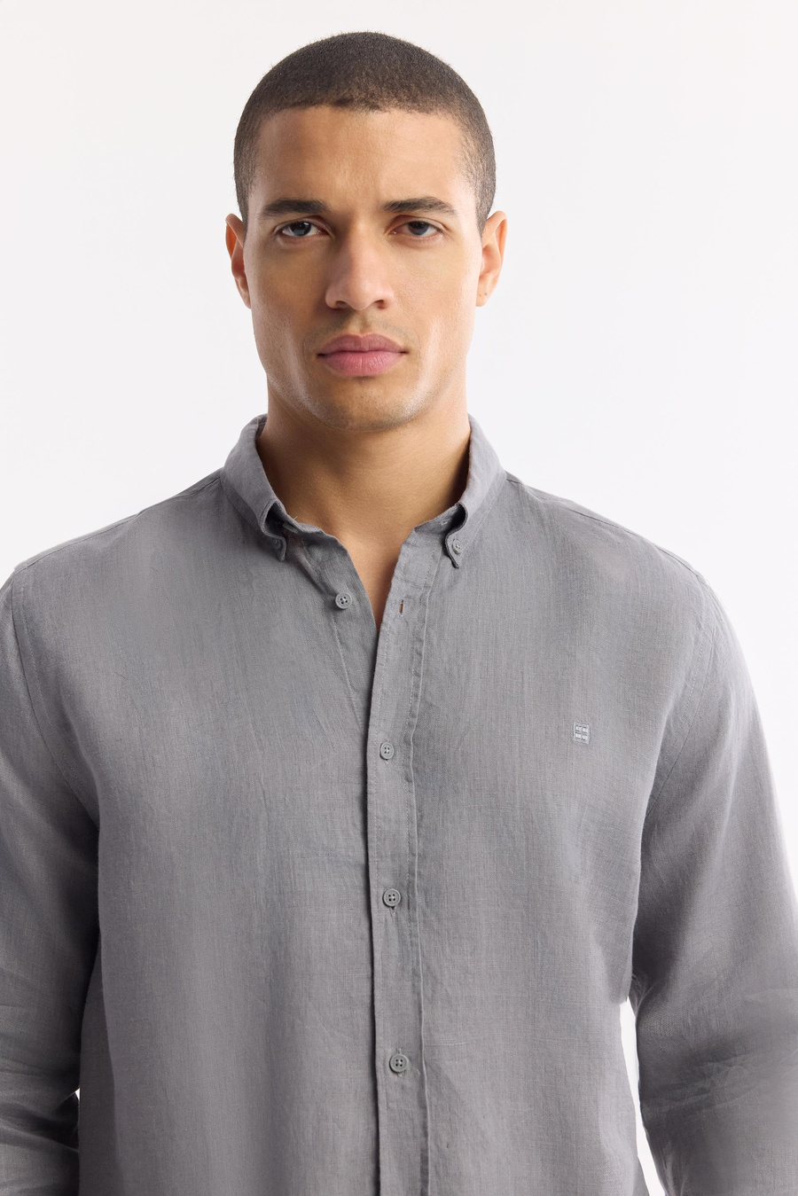 Anthracite Linen Shirt