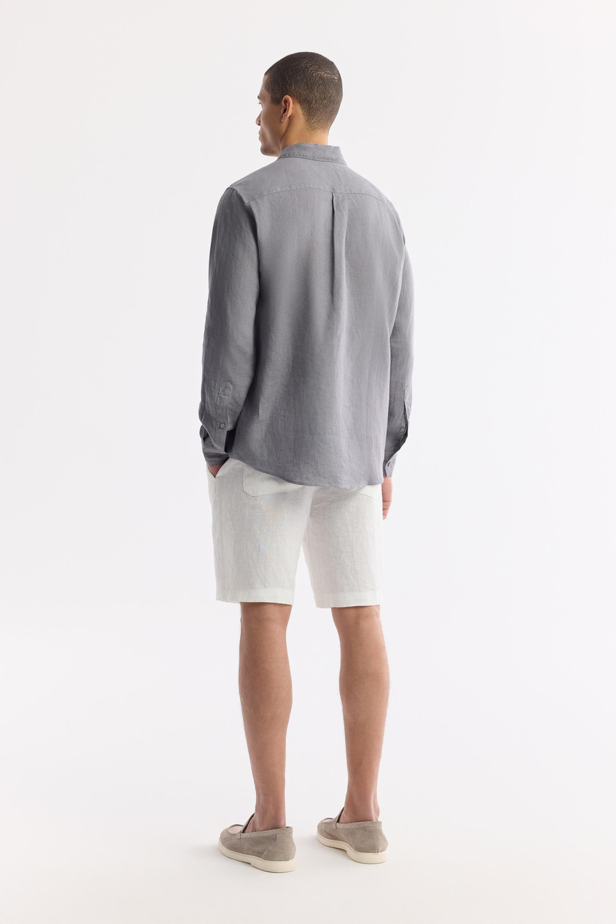 Anthracite Linen Shirt