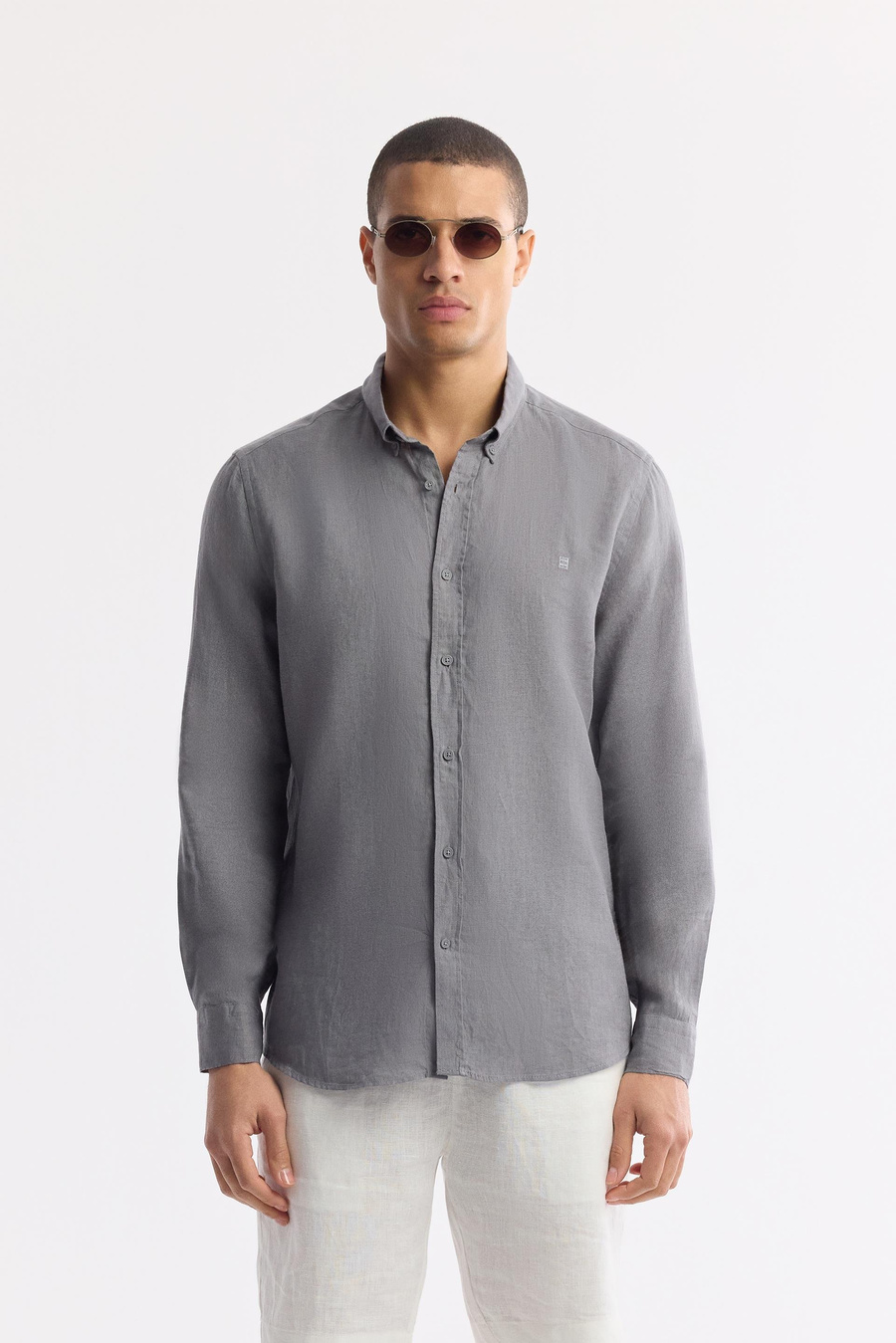 Anthracite Linen Shirt