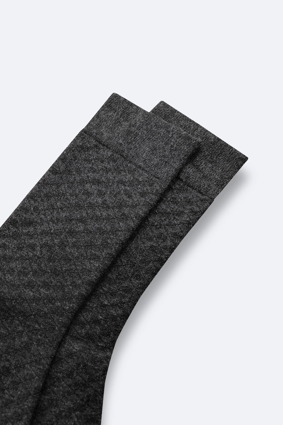 Antrasit Bambu Desenli Soket Çorap