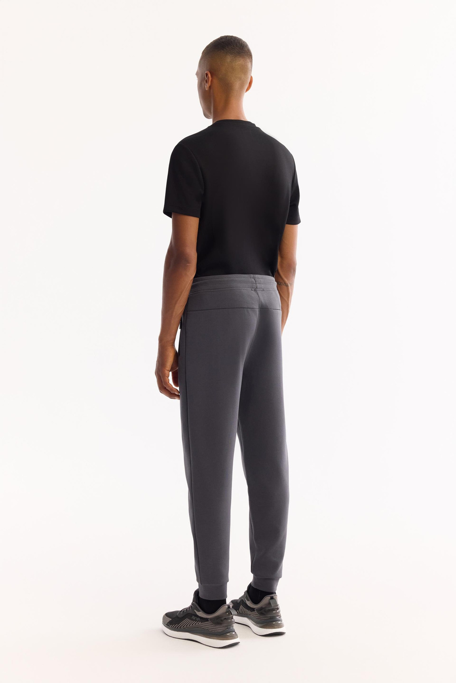 Anthracite Interlock Joggers