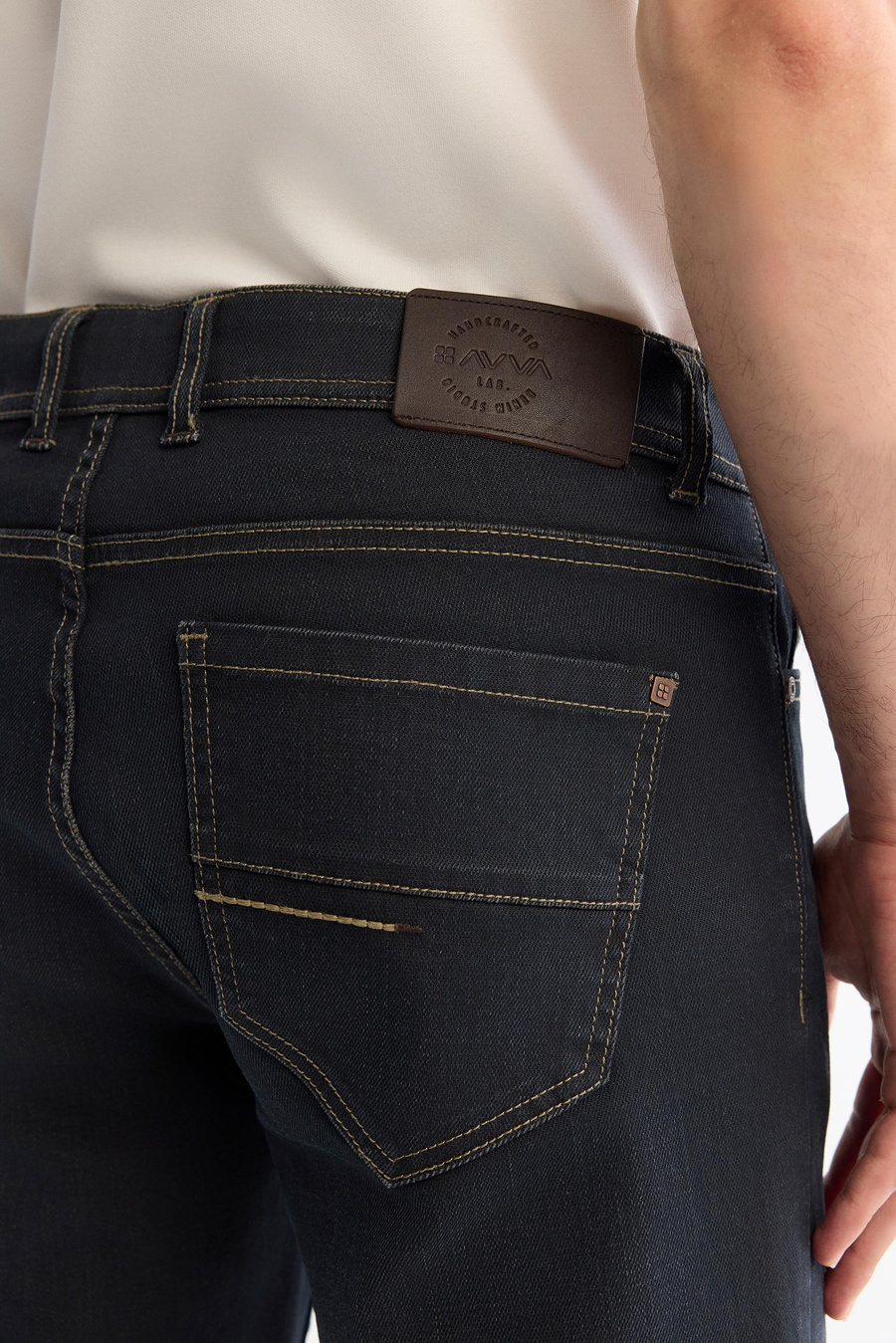 Antrasit Eskitme Yıkamalı Esnek Jean Pantolon