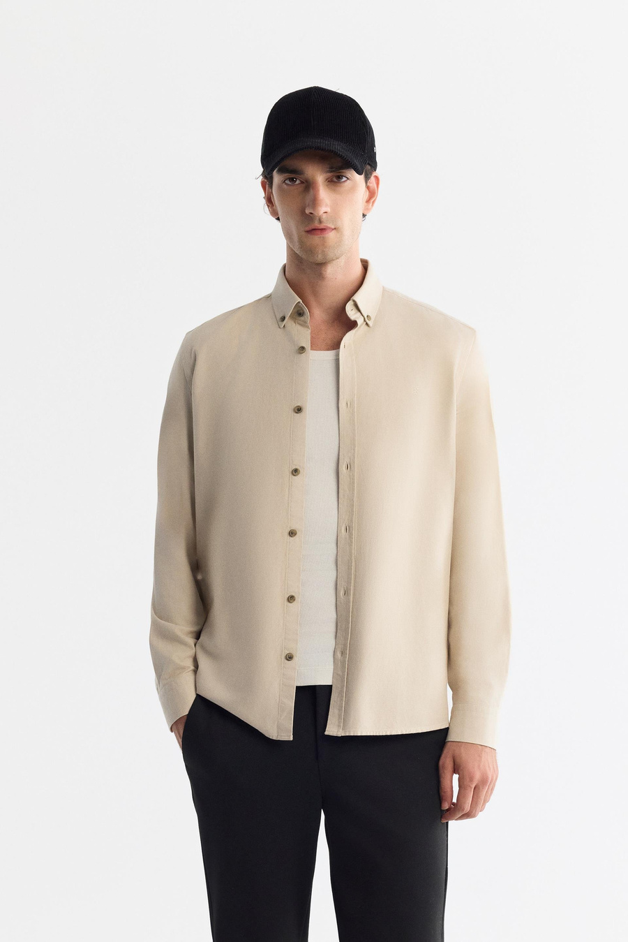 Beige Shirt