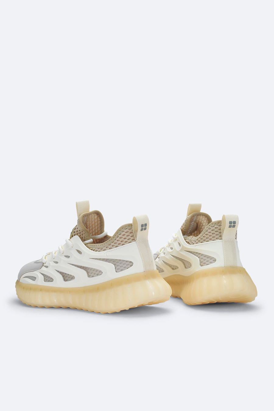 Bej Esnek Taban Sneaker