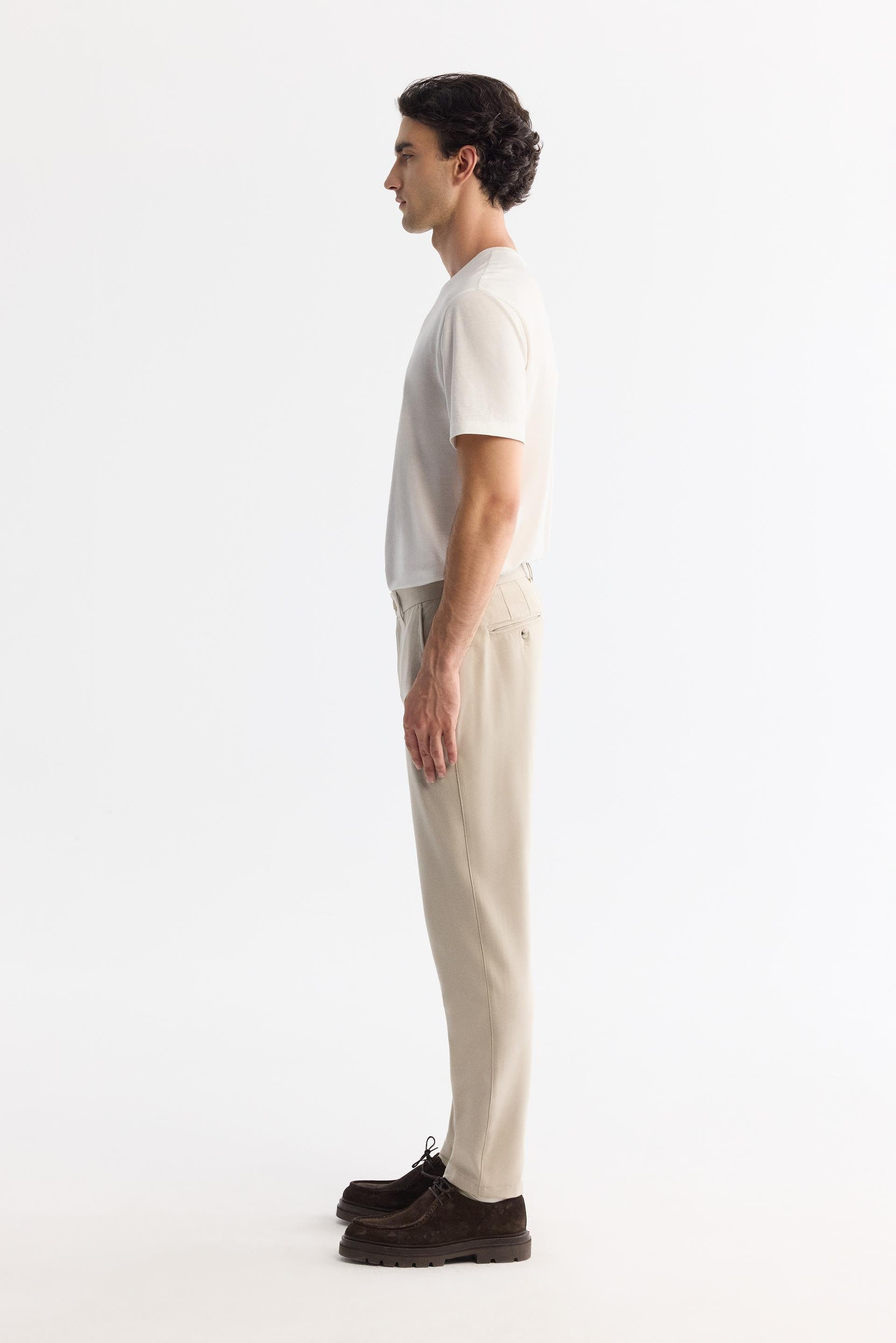 Beige Lamus Chinos